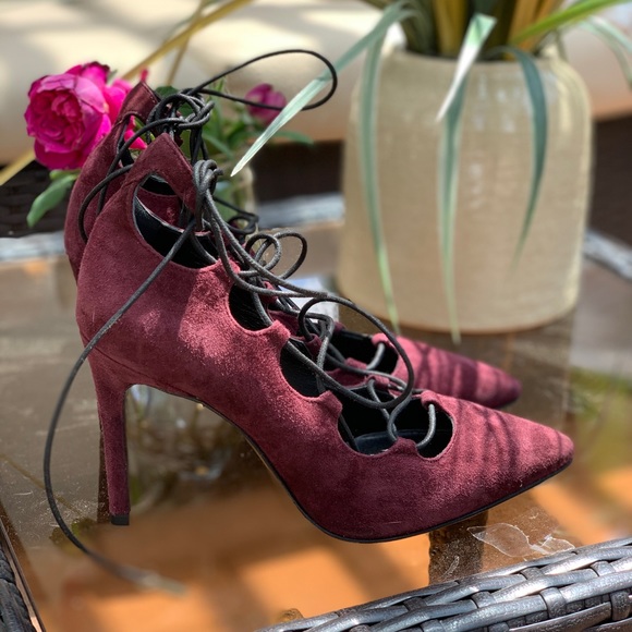 Barney’s New York lace up pumps - Picture 4 of 8